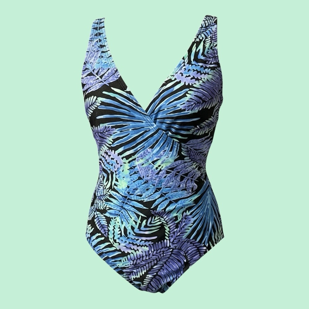 Speedo Tropical Print Swimsuit